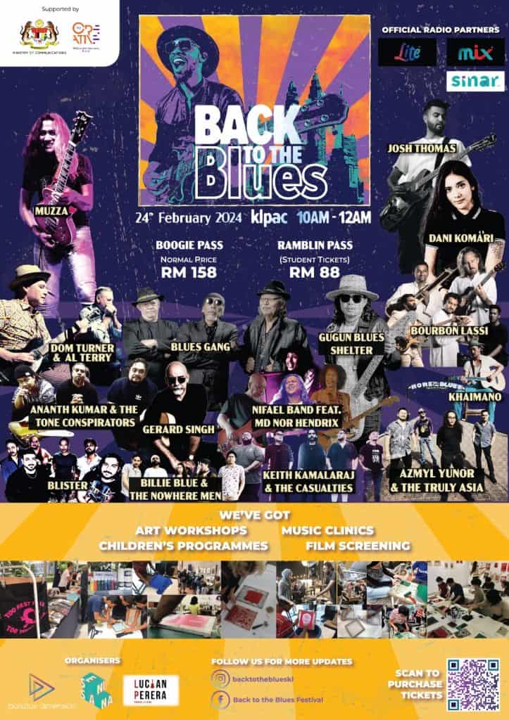 Back To The Blues 2024 The Kuala Lumpur Performing Arts Centre Klpac   Back To The Blues 2024 Poster 723x1024 