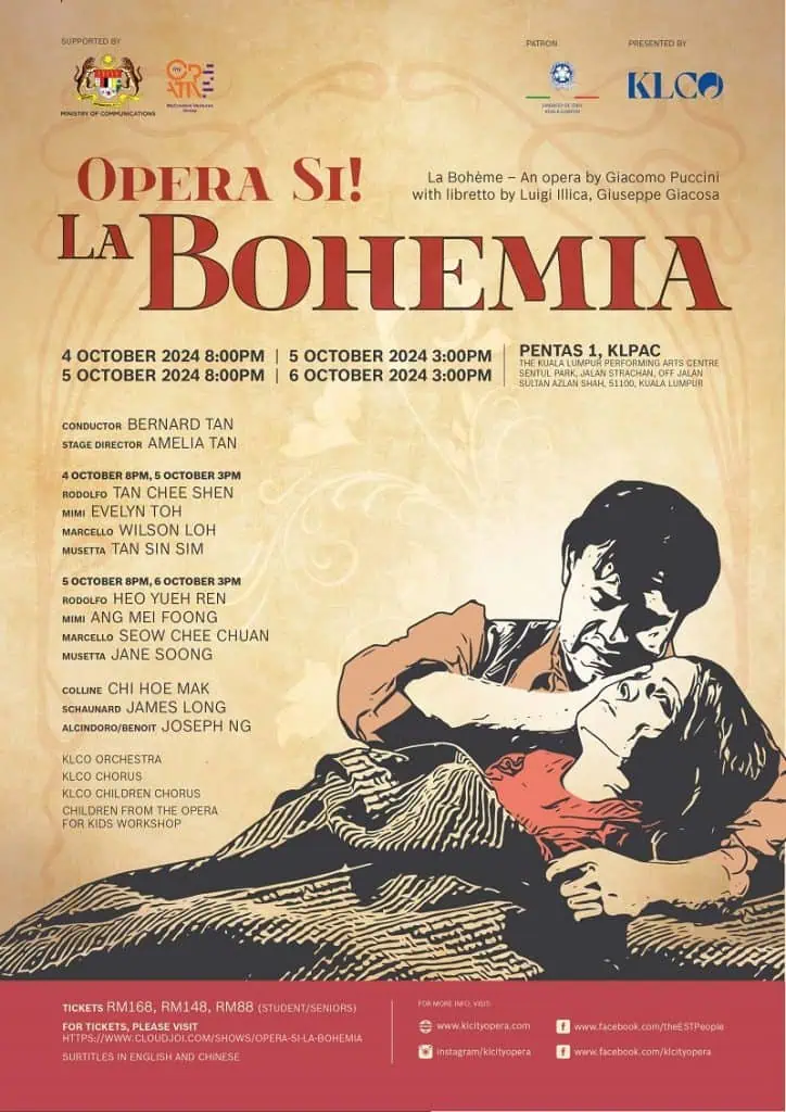 La Bohemian poster A1 23.4X33.1a