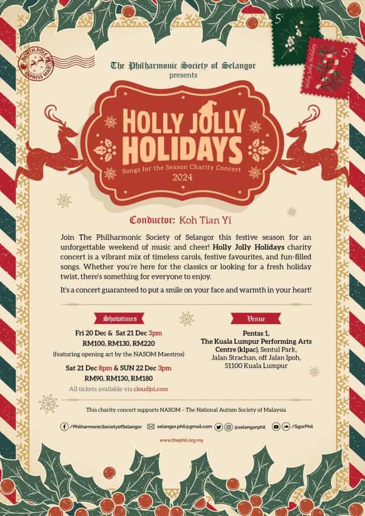 Holly Jolly Holidays Poster